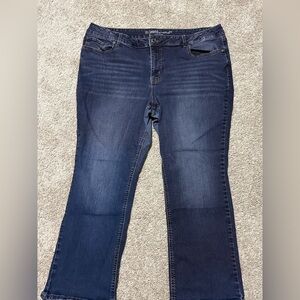 Maurices Dark Blue Boot Cut Jeans